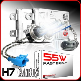 55W H7 Heavy Duty Fast Bright CANBUS AC HID Xenon Conversion Kit No OBC Error